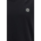 Stone Island Black Cotton T-Shirt