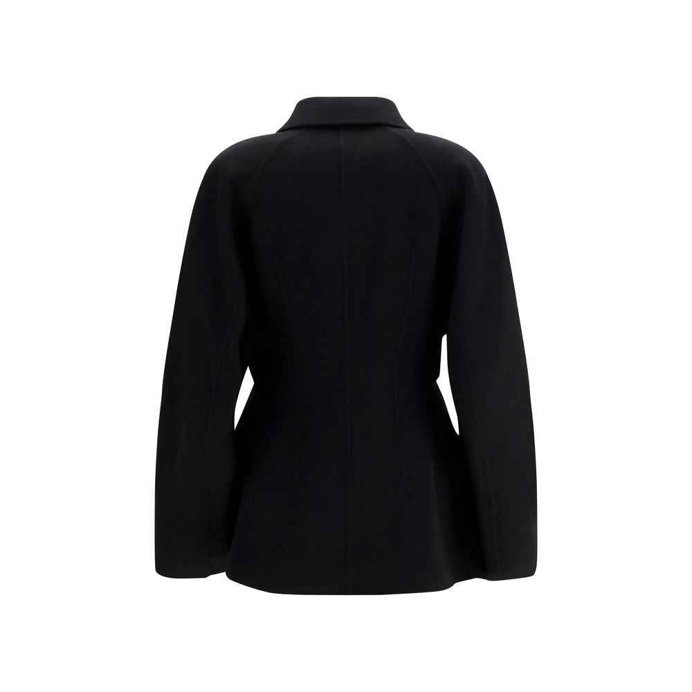 Rohe Black Wool Oves Aries Full-Length Jacket