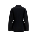 Rohe Black Wool Oves Aries Full-Length Jacket
