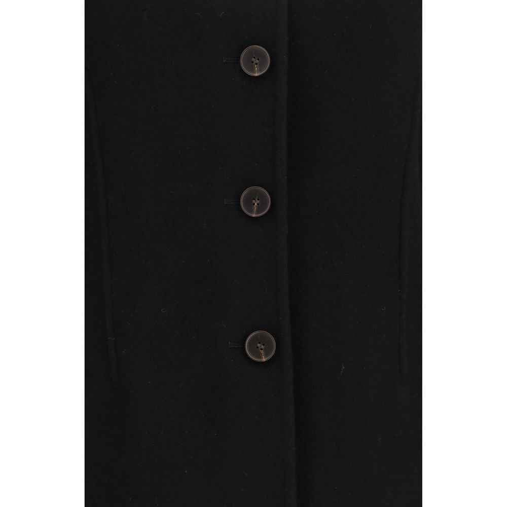 Rohe Black Wool Oves Aries Full-Length Jacket