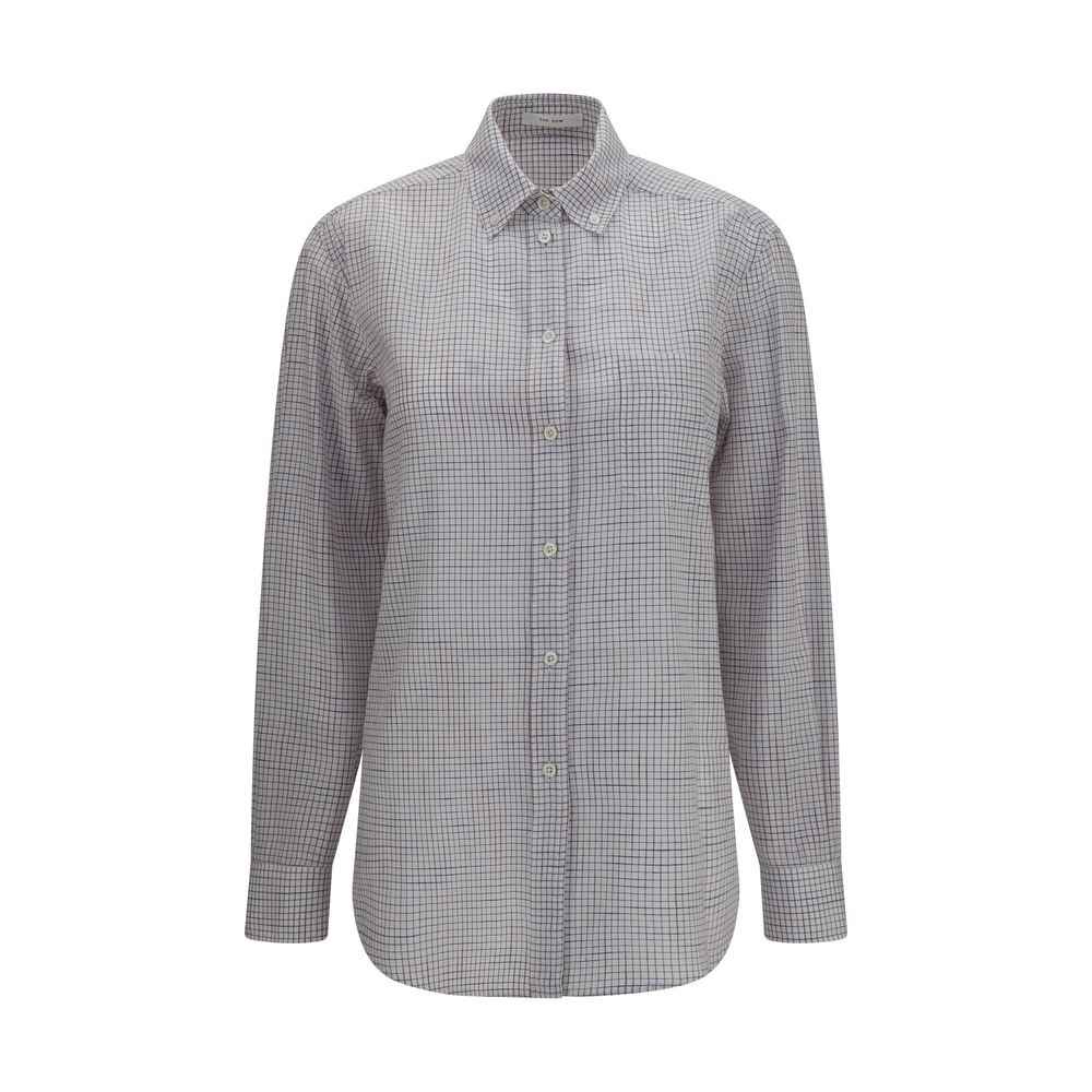 The Row Multicolor Cotton Pattern Shirt