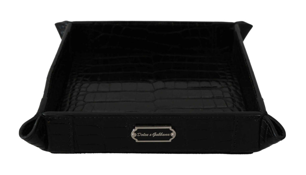 Dolce & Gabbana Plate Key Wallet Phone Card Money Patterned Skin Tray