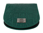 Dolce & Gabbana Green Exotic Skins Condom Case Holder Wallet