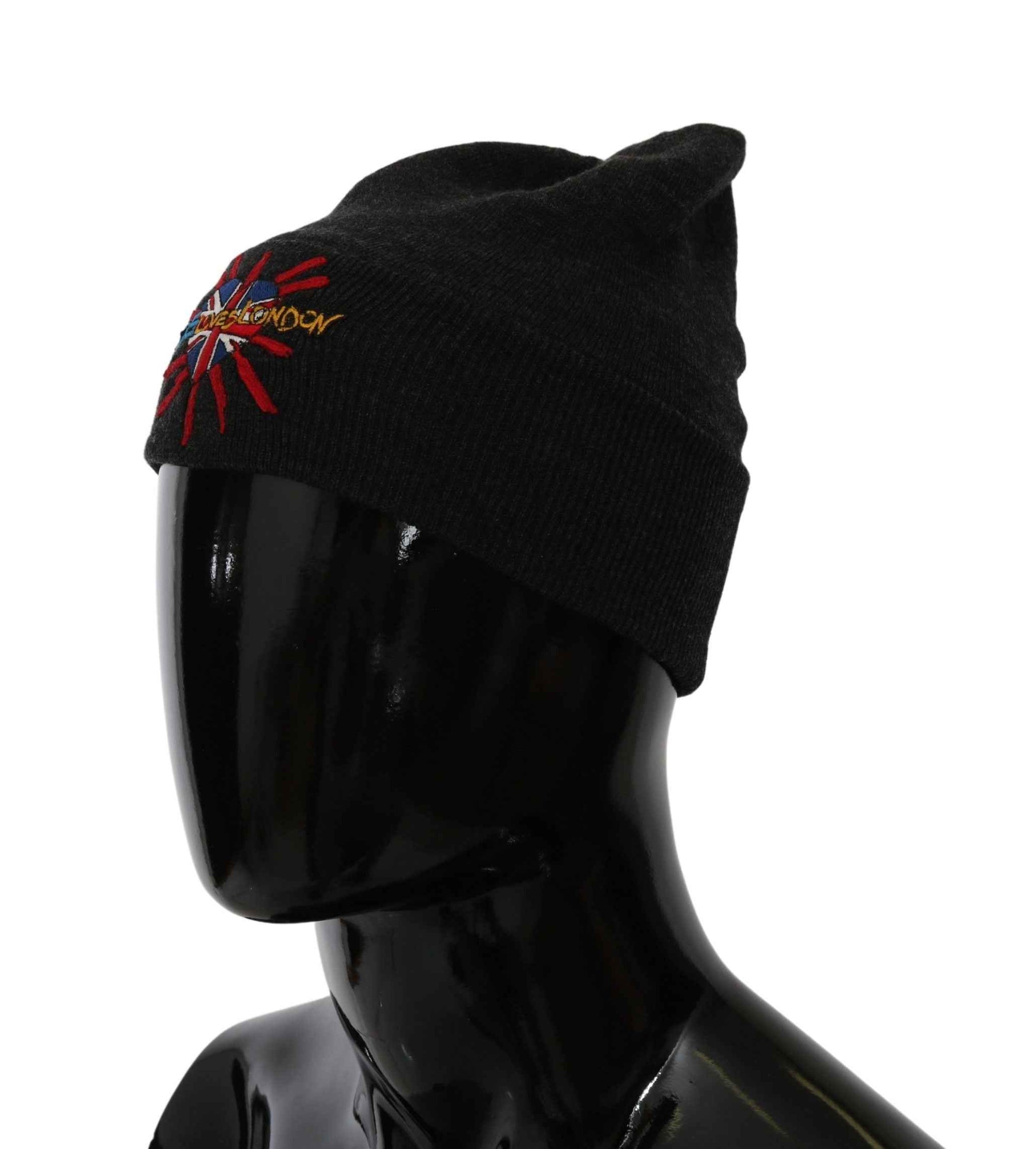 Dolce & Gabbana Gray #DGLovesLondon Beanie Cap