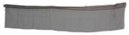 Costume National Gray Fringe Neck Wrap Cotton Scarf