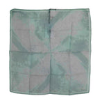 Costume National Green Silk Shawl Foulard Wrap Scarf