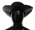Costume National Black Wide Brim Cowboy Solid Hat - Maison Luxe