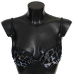 Roberto Cavalli Black Lace Reggiseno Nylon Bra Underwear