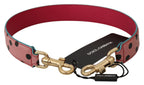 Dolce & Gabbana Pink Polka Dot Leather Shoulder Strap - Maison Luxe