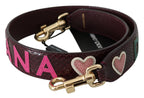 Dolce & Gabbana Bordeaux Exotic Skin Leather Belt Shoulder Strap - Maison Luxe