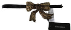 Dolce & Gabbana Gold Crystal Beaded Sequined 100% Silk Catwalk Necklace - Maison Luxe