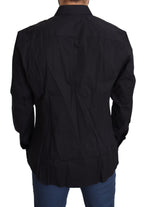 Dolce & Gabbana Black Cotton Stretch Dress SICILIA Shirt