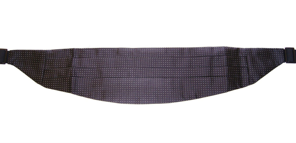 Dolce & Gabbana Black Waist Smoking Tuxedo Cummerbund  Belt - Maison Luxe
