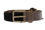 Dolce & Gabbana Brown Leather Logo Cintura Gürtel Belt - Maison Luxe