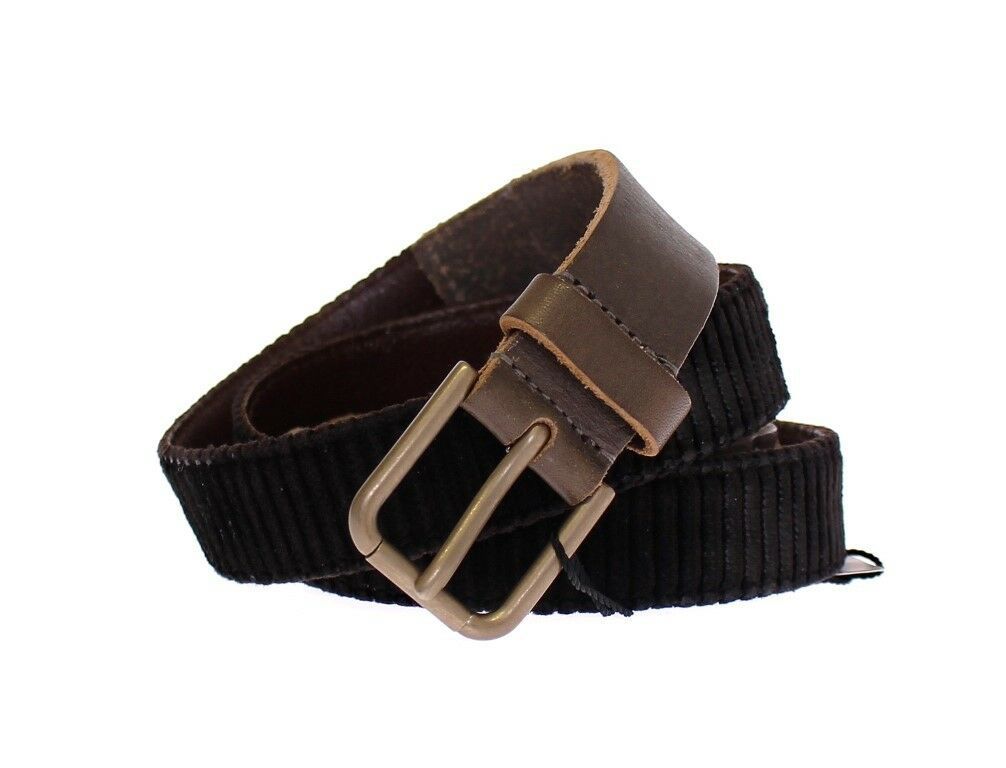 Dolce & Gabbana Brown Leather Logo Cintura Gürtel Belt - Maison Luxe