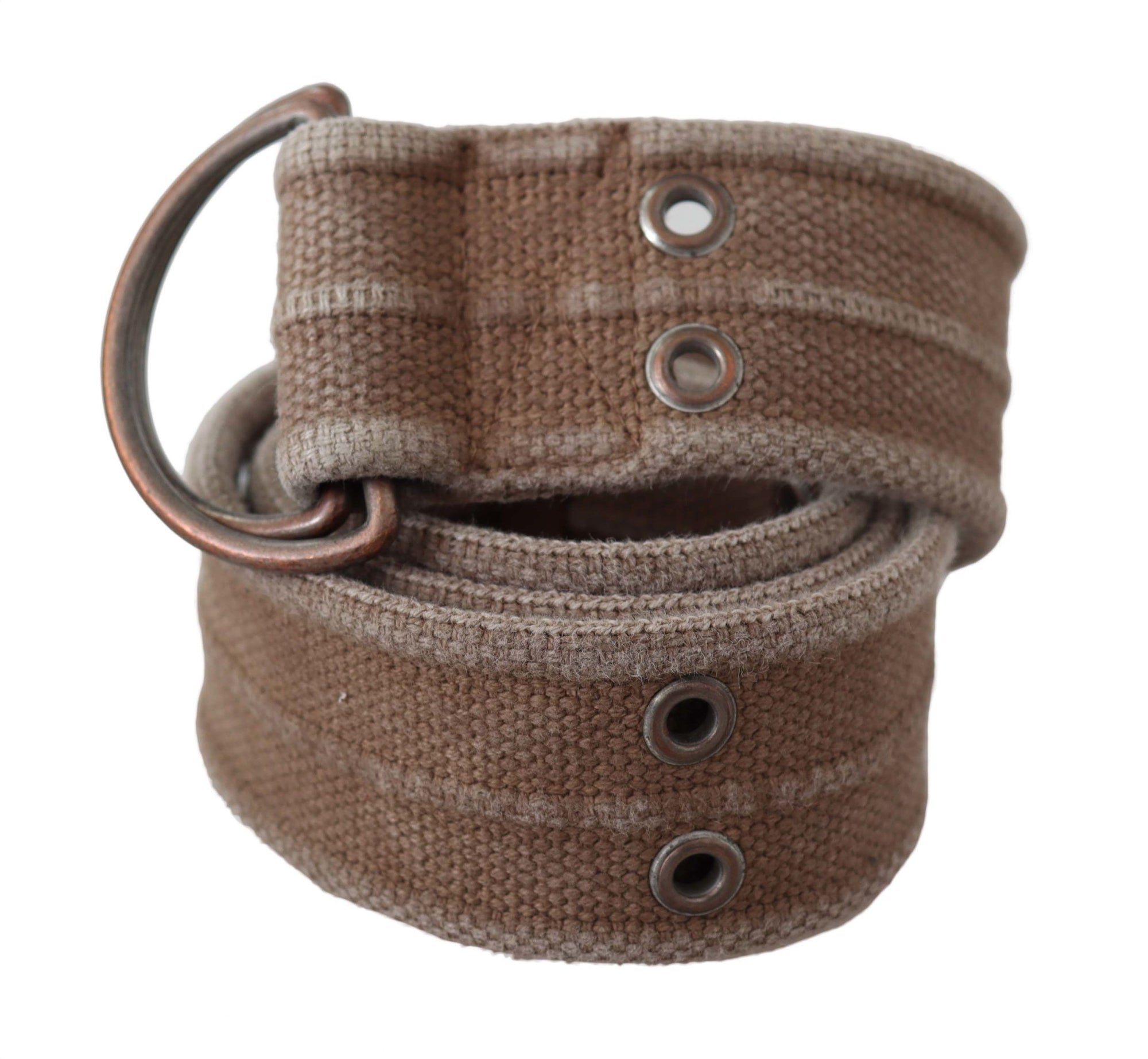 Dolce & Gabbana Beige Leather Logo Belt Sling Cintura Buckle Belt - Maison Luxe