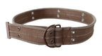 Dolce & Gabbana Beige Leather Logo Belt Sling Cintura Buckle Belt - Maison Luxe