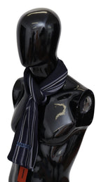 Missoni Multicolor Wool Striped Unisex Wrap Fringes Shawl - Maison Luxe