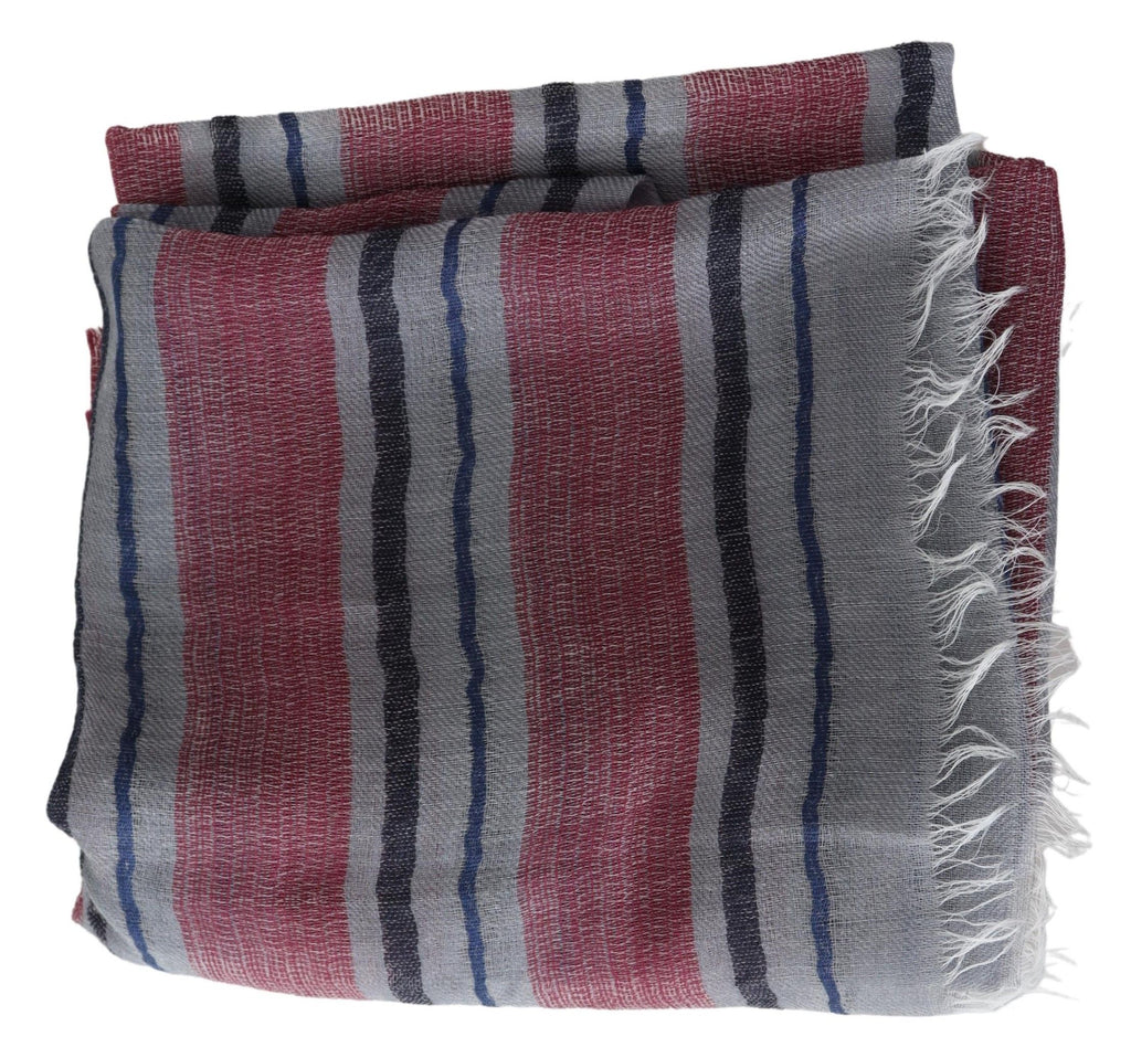 Missoni Multicolor Striped Wool Blend Unisex Neck Wrap Scarf - Maison Luxe