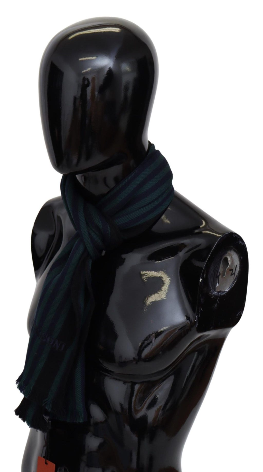 Missoni Multicolor Striped Wool Unisex Neck Wrap Shawl - Maison Luxe