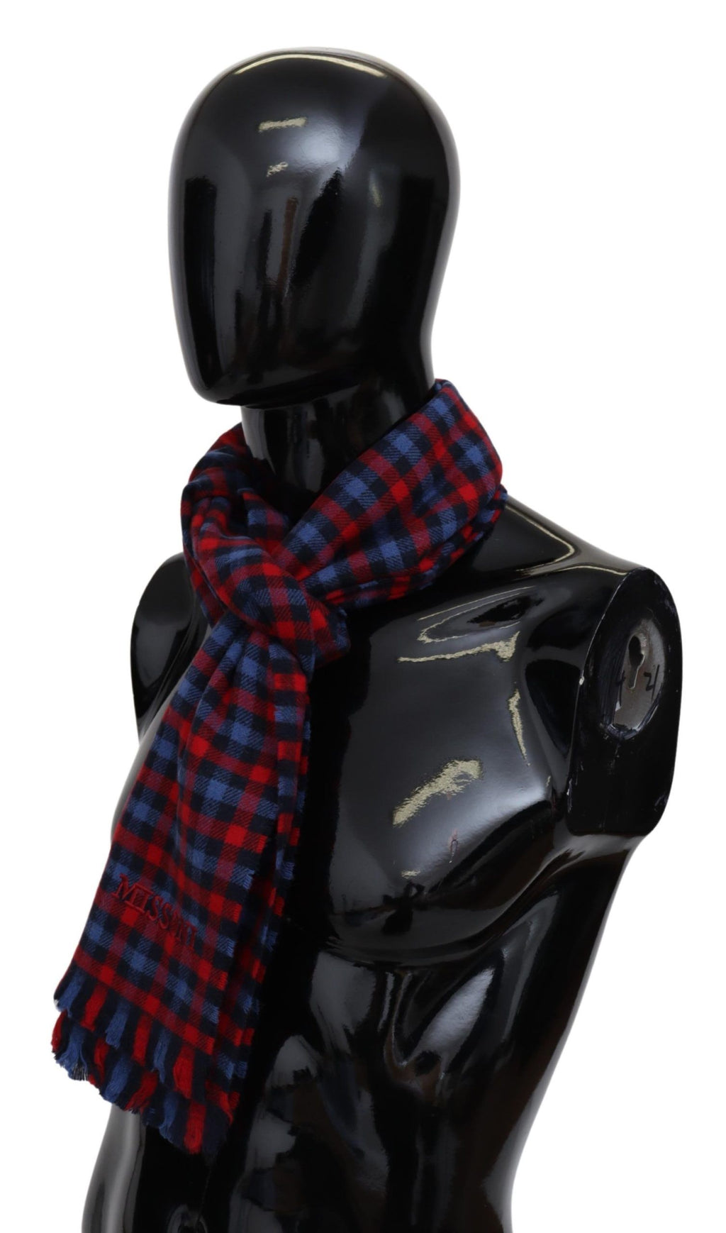 Missoni Multicolor Check Wool Unisex Neck Wrap Shawl - Maison Luxe