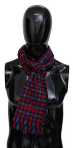 Missoni Multicolor Check Wool Unisex Neck Wrap Shawl - Maison Luxe