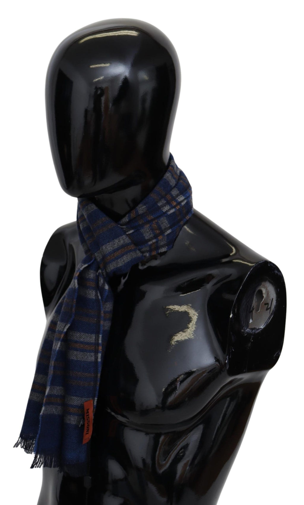 Missoni Multicolor Wool Striped Unisex Neck Wrap Shawl - Maison Luxe