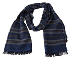 Missoni Multicolor Wool Striped Unisex Neck Wrap Shawl - Maison Luxe