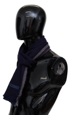 Missoni Multicolor Striped Wool Unisex Wrap Fringes Scarf - Maison Luxe