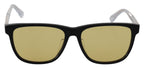 Diesel Black Frame DL0330-D 01E 57 Yellow Transparent Lenses Sunglasses