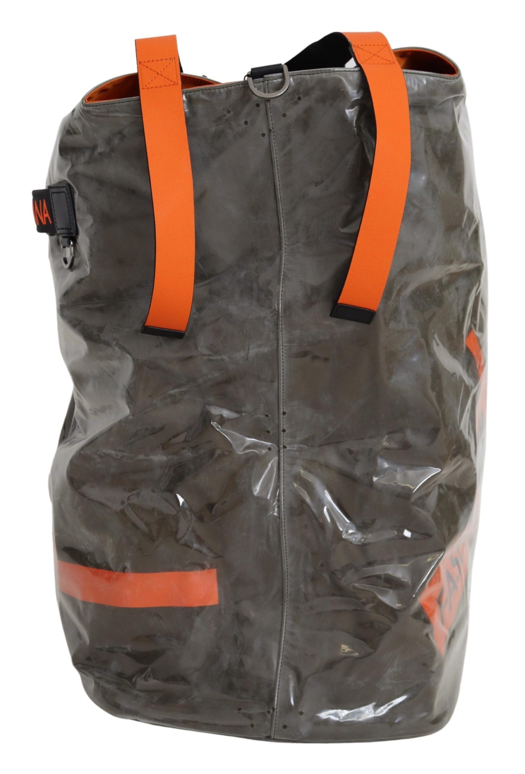 Dolce & Gabbana Cotton Men Large Fabric Green Shopping Tote Bag