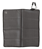 Dolce & Gabbana Gray 100% Silk Square Handkerchief Gray 100% Silk Square Handkerchief - Maison Luxe