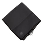 Dolce & Gabbana Gray 100% Silk Square Handkerchief Gray 100% Silk Square Handkerchief - Maison Luxe
