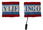 Dolce & Gabbana Multicolor King Of My Life Cashmere Wristband - Maison Luxe