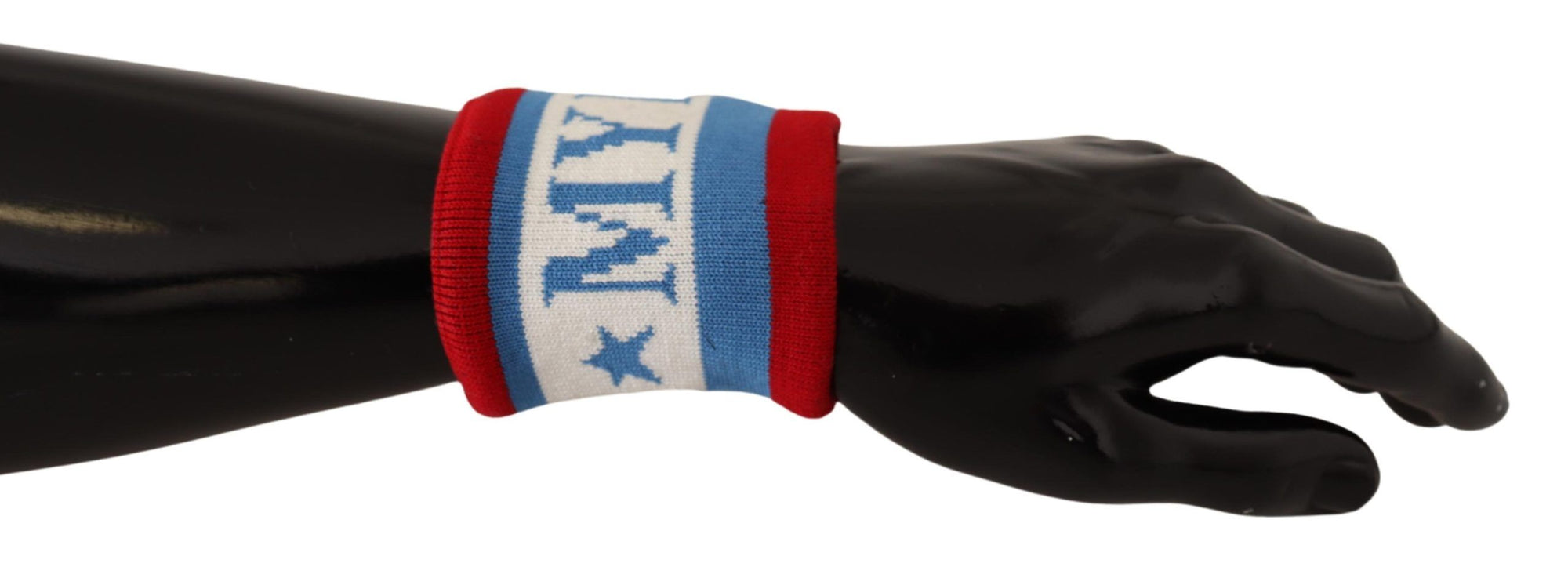 Dolce & Gabbana Multicolor King Of My Life Cashmere Wristband - Maison Luxe