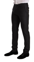 Dolce & Gabbana Gray Wool MARTINI Slim Fit Set Suit