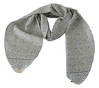 Ermanno Scervino Beige Blue Belt Wrap Beachwear Waist - Maison Luxe