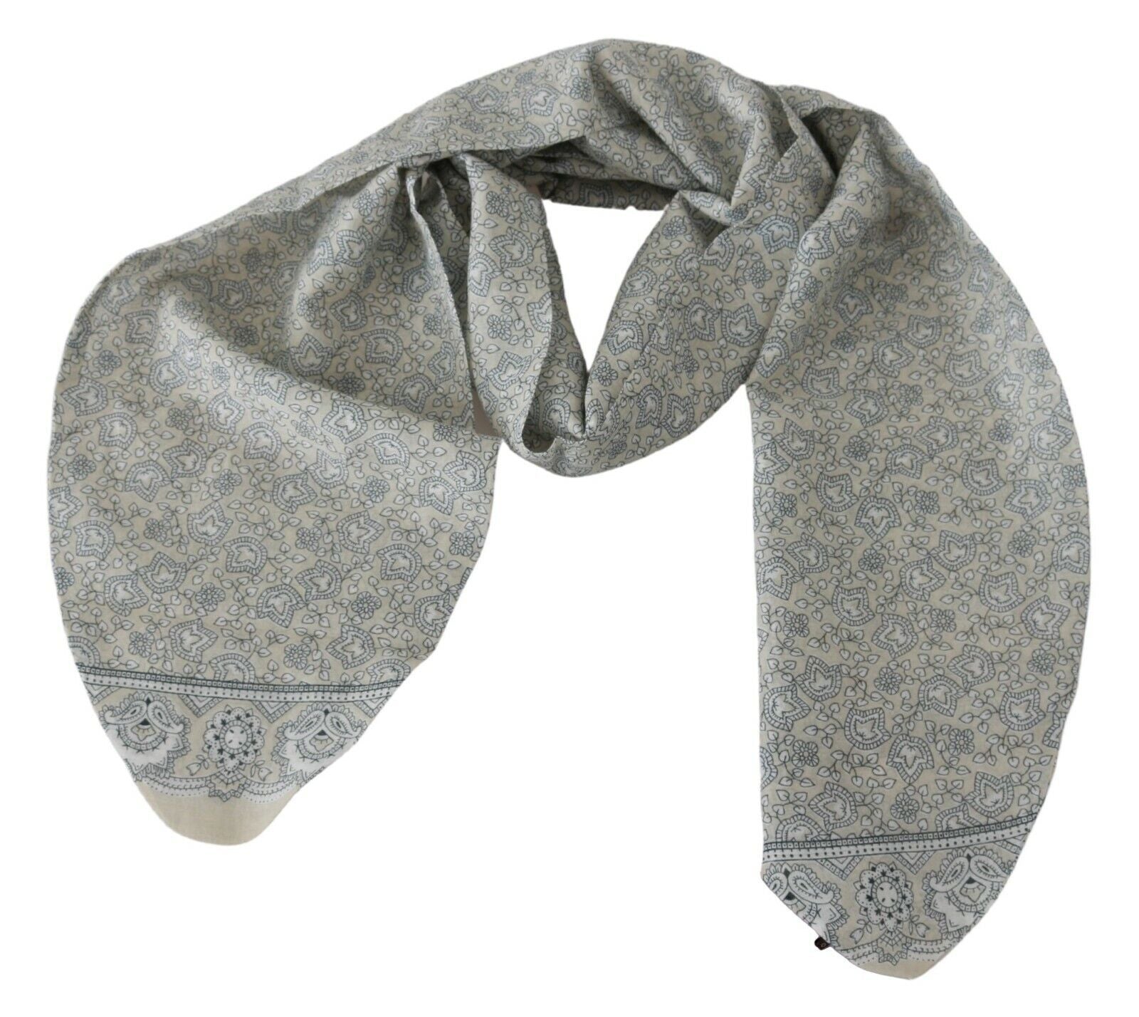 Ermanno Scervino Beige Blue Belt Wrap Beachwear Waist - Maison Luxe