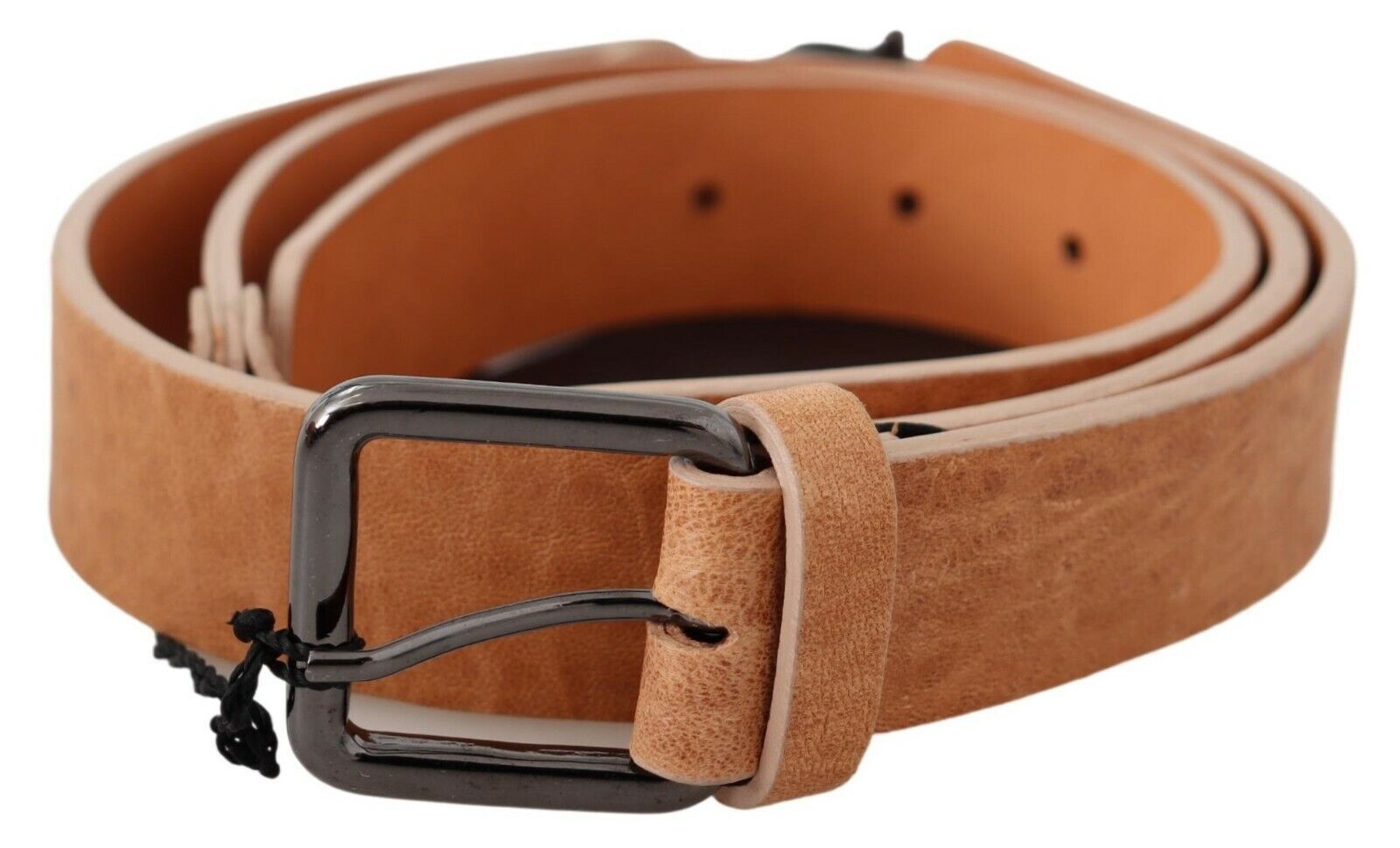 Costume National Light Brown Genuine Leather Belt - Maison Luxe