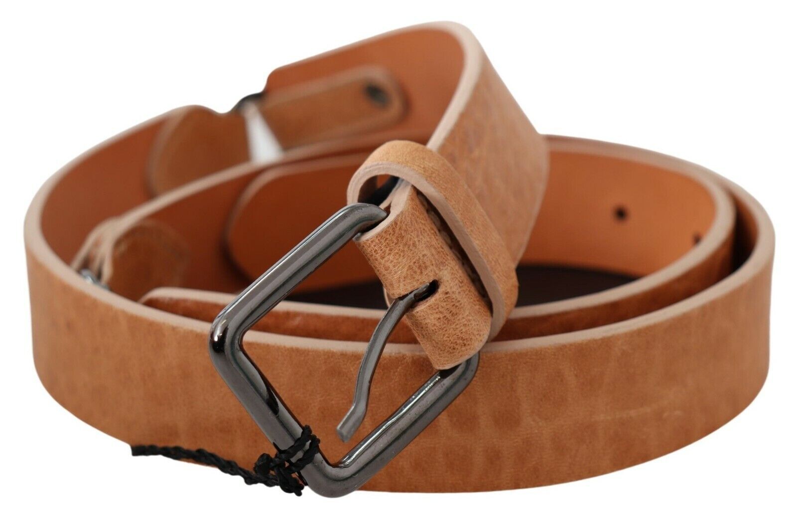 Costume National Light Brown Genuine Leather Belt - Maison Luxe