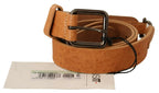 Costume National Light Brown Buckle Waist Belt - Maison Luxe