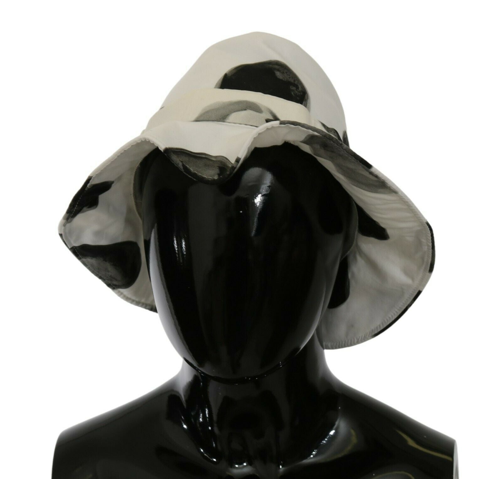 Dolce & Gabbana White Cotton Big Polka Dot Pattern Bucket Hat - Maison Luxe