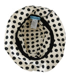 Dolce & Gabbana White 100% Cotton Polka Dot Design Trilby Hat - Maison Luxe