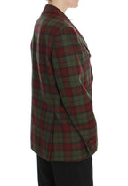 BENCIVENGA Green Wool Double Breasted Bordeaux