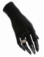 Nialaya Silver Womens CZ 925 Sterling Ring