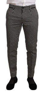 Dolce & Gabbana Black White Check 3 Piece Set MARTINI Suit