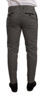 Dolce & Gabbana Black White Check 3 Piece Set MARTINI Suit