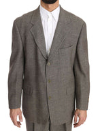 Fendi Brown Wool Regular Single  Breasted Suit