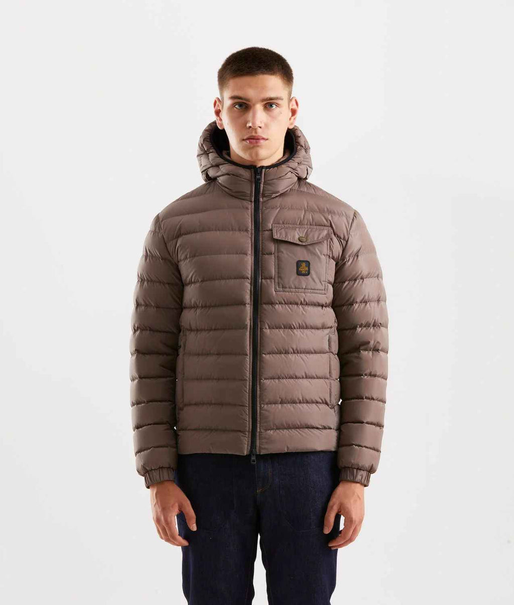 Refrigiwear Beige Nylon Men Jacket