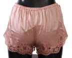 Dolce & Gabbana Pink Floral Lace Lingerie Underwear